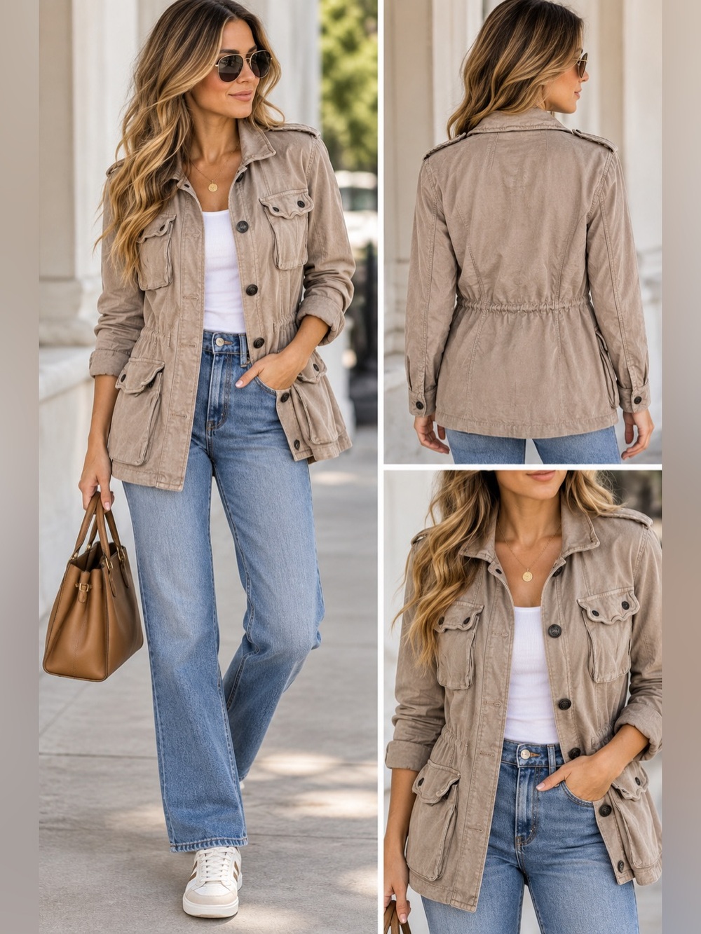 Free People Not Your Brothers Surplus Jacket Military Army Cargo Women's Size XS